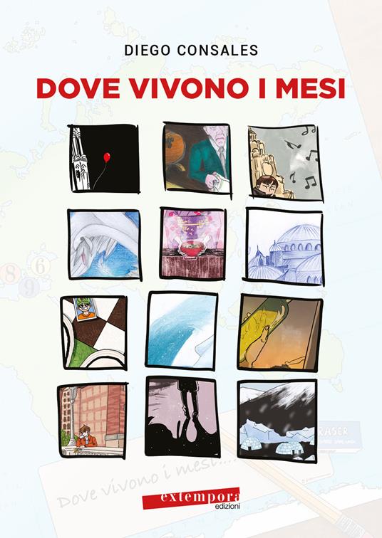 Dove vivono i mesi - Diego Consales - copertina