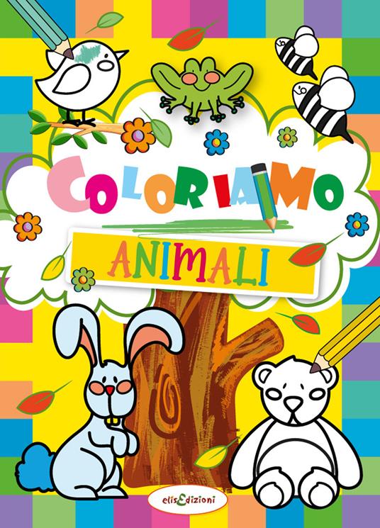 Coloriamo animali - Elisa Giustiniani - copertina