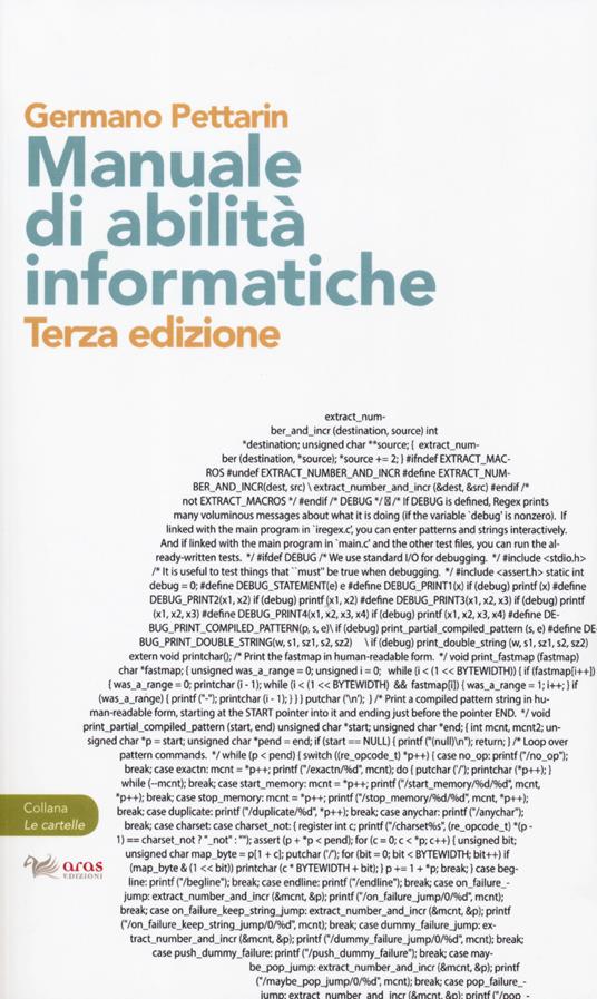 Manuale di abilità informatiche - Germano Pettarin - copertina