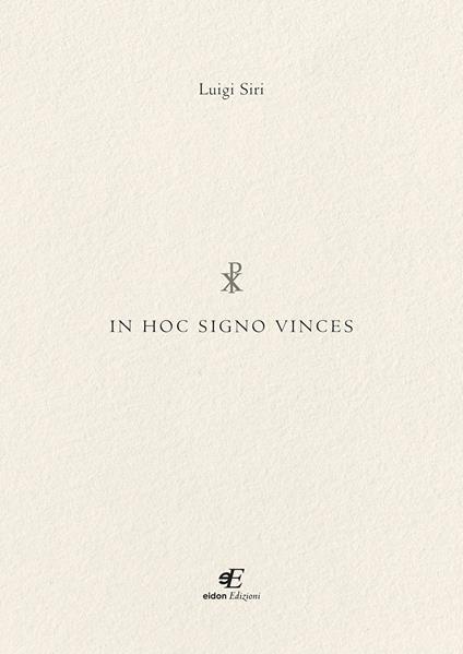 In hoc signo vinces - Luigi Siri - copertina