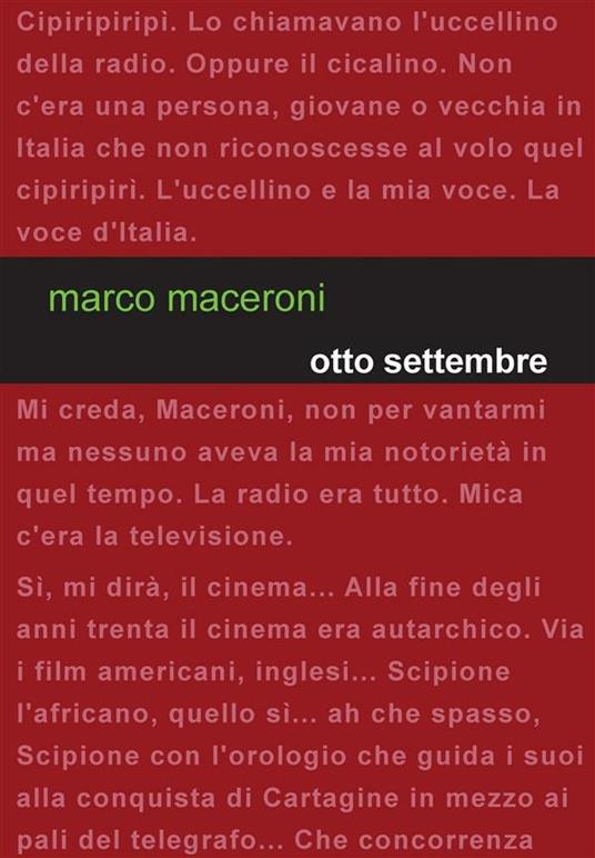 Otto settembre - Marco Maceroni - ebook