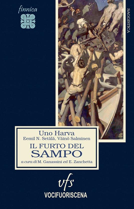 Il furto del sampo - Uno Harva,Eemil Nestor Setälä,Väinö Salminen - copertina