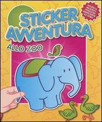 Allo zoo. Sticker avventura. Con adesivi - copertina