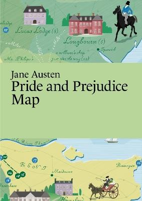 Jane Austen, Pride and Prejudice Map - Martin Thelander - cover