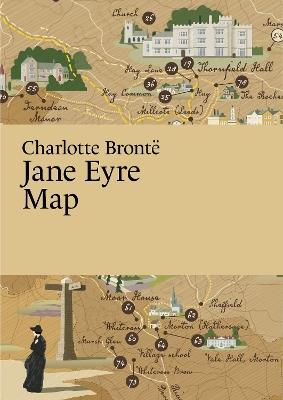 Charlotte Brontë, Jane Eyre Map - Martin Thelander - cover