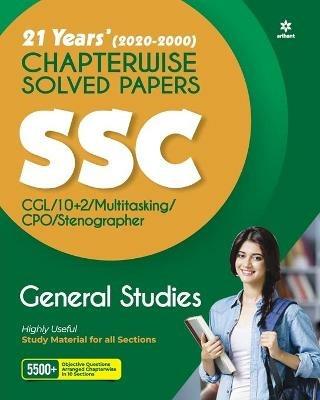 Ssc Chapterwise Solved Papers General Studies 2021 - Tushar Shukla - cover