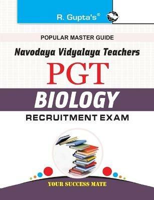 Navodaya Vidyalaya: PGT (Biology) Recruitment Exam Guide - Rph Editorial Board - cover