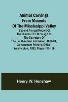 Animal Carvings from Mounds of the Mississippi Valley; Second Annual Report of the Bureau of Ethnology to the Secretary of the Smithsonian Institution, 1880-81, Government Printing Office, Washington, 1883, pages 117-166 - Henry W Henshaw - cover