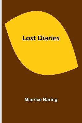 Lost Diaries - Maurice Baring - cover