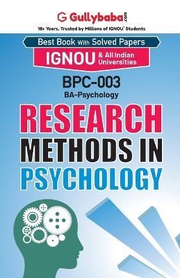 BPC-003 Research Methods in Psychology - Gullybaba Com Panel - cover