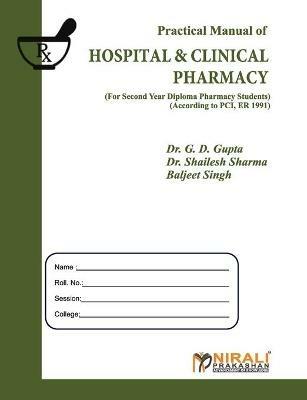 Hospital and Clinical Pharmacy - G D Gupta - cover