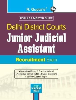 Delhi District Courts: Junior Judicial Assistant & Data Entry Operator (Tier-I) Recruitment Exam Guide - Rph Editorial Board - cover