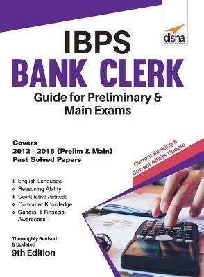 20 Practice Sets for Ibps Bank Clerk 2019 Preliminary Exam - 15 in Book + 5 Online Tests - Disha Experts - cover