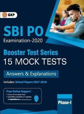 Sbi  2021 Probationary Officers' Phase I Booster Test Series 15 Mock Tests (Questions, Answers & Explanations) - Gkp - cover