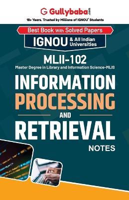 MLII-102 Information Processing and Retrieval - Gullybaba Com Panel - cover
