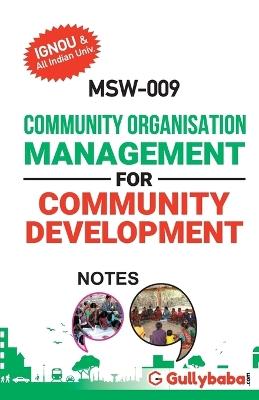 MSW-009 Community Organisation Management for Community Development - Gullybaba Com Panel - cover