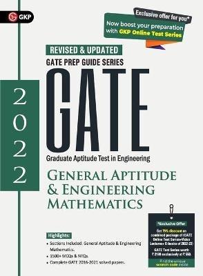 Gate 2022 General Aptitude & Engineering Mathematics Guide - G K Publications (P) Ltd - cover