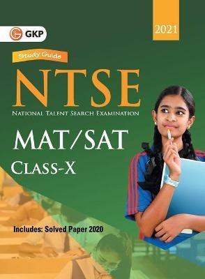 Ntse 2020-21 Class 10th (Mat + Sat) Guide - G K Publications (P) Ltd - cover