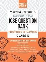 Oswal - Gurukul History & Civics Most Likely Question Bank: ICSE Class 10 For 2023 Exam - Oswal,Gurukul - cover