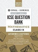 Oswal - Gurukul Mathematics Most Likely Question Bank: ICSE Class 9 For 2023 Exam - Oswal,Gurukul - cover