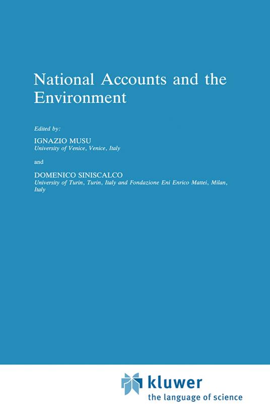 National Accounts and the Environment