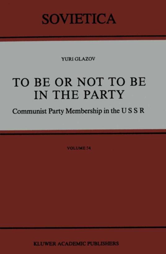 To Be or Not to Be in the Party