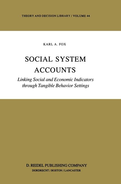 Social System Accounts