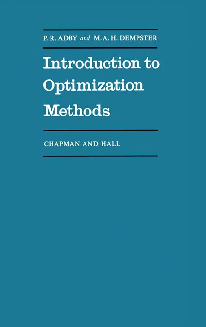 Introduction to Optimization Methods