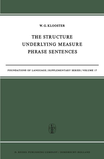 The Structure Underlying Measure Phrase Sentences