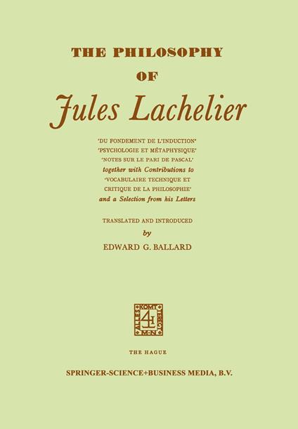 The philosophy of Jules Lachelier