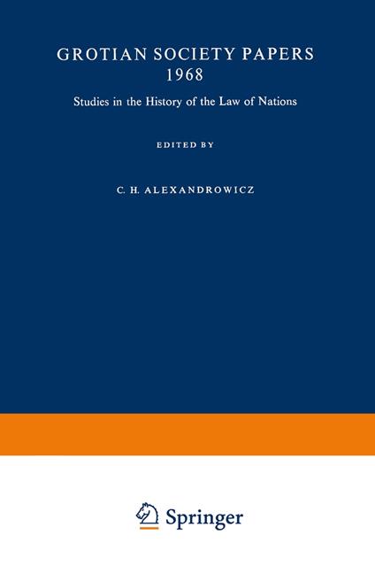 Studies in the History of the Law of Nations