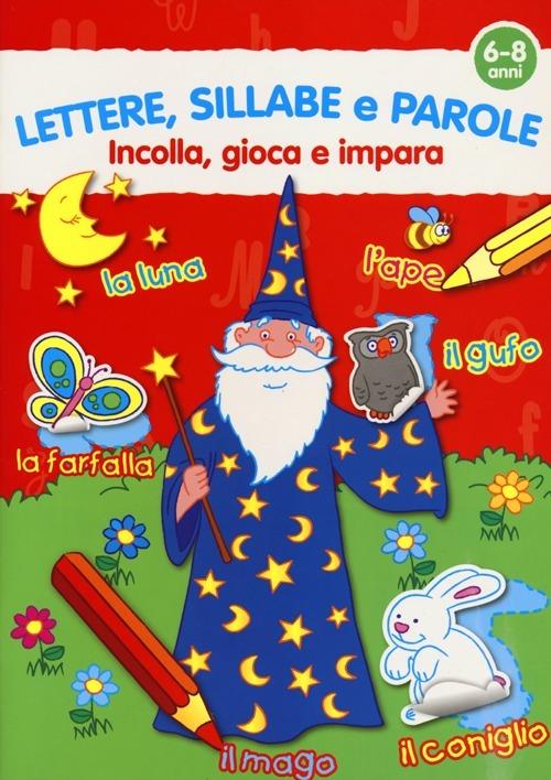 Lettere, sillabe e parole. Con adesivi - copertina