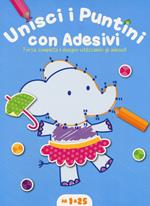 Unisci i puntini. Copertina azzurra (1-25). Con adesivi