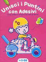 Unisci i puntini. Copertina rosa (1-50). Con adesivi