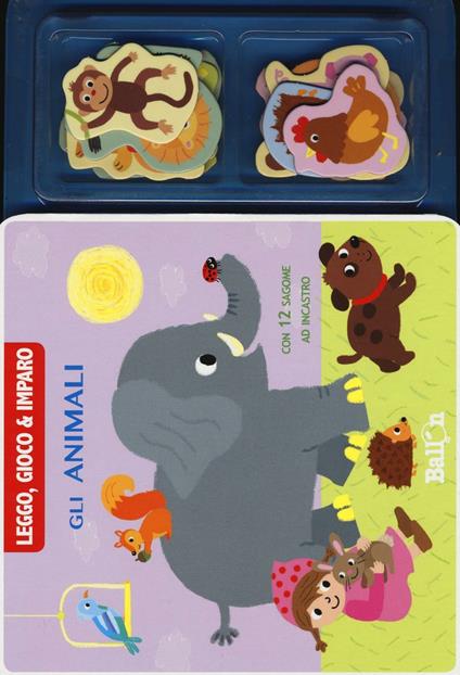 Gli animali. Leggo, gioco & imparo. Ediz. illustrata. Con gadget - copertina