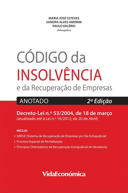 Código da Insolvência e da Recuperação de Empresas (2ª Edição)