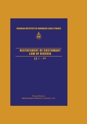 Restatement of Customary Law of Nigeria - cover