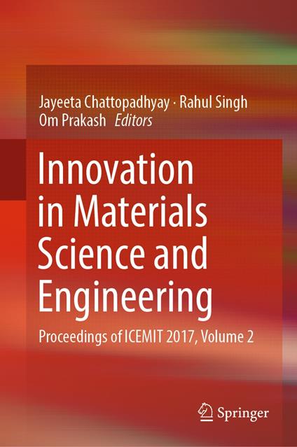 Innovation in Materials Science and Engineering