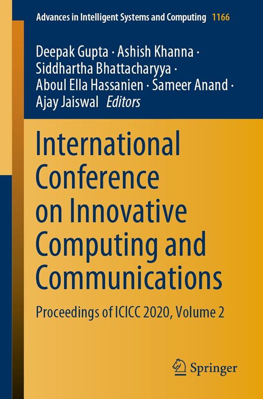 International Conference on Innovative Computing and Communications