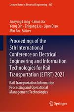 Proceedings of the 5th International Conference on Electrical Engineering and Information Technologies for Rail Transportation (EITRT) 2021