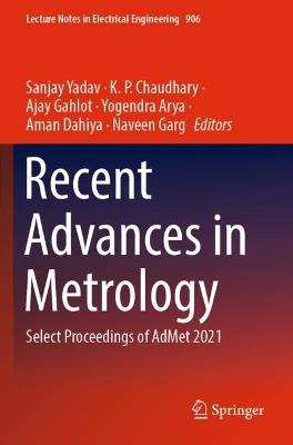 Recent Advances in Metrology: Select Proceedings of AdMet 2021 - cover