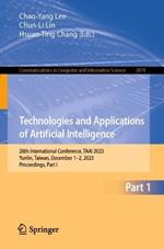 Technologies and Applications of Artificial Intelligence: 28th International Conference, TAAI 2023, Yunlin, Taiwan, December 1–2, 2023, Proceedings, Part I