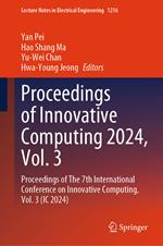 Proceedings of Innovative Computing 2024, Vol. 3