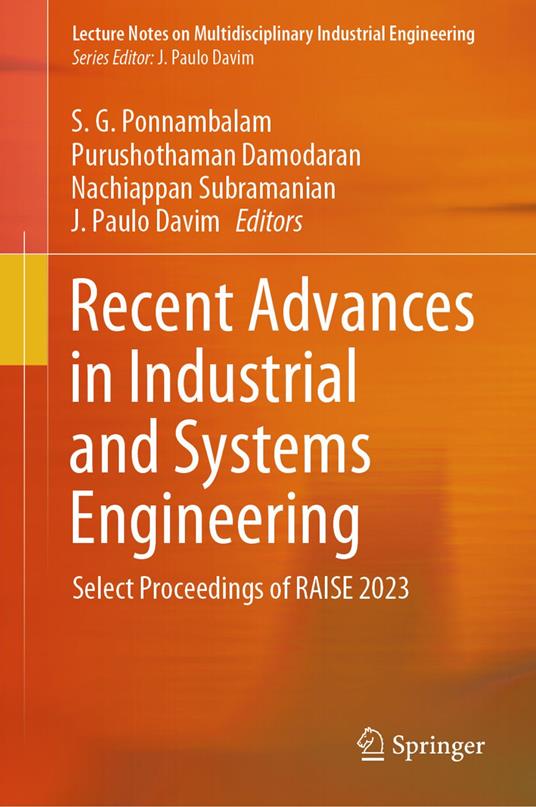 Recent Advances in Industrial and Systems Engineering