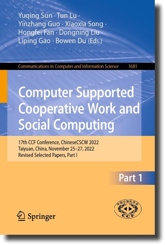 Computer Supported Cooperative Work and Social Computing