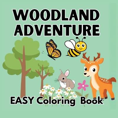 Woodland Escape Coloring Book: A Bold and Easy Coloring Book for Kids, Teens & Adults - Parole - cover