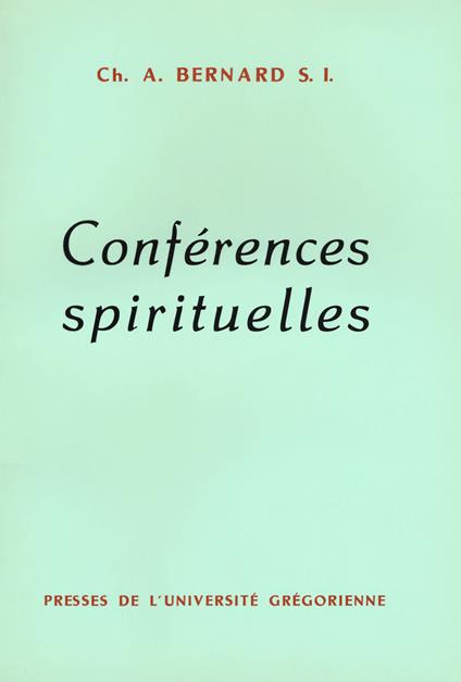 Conférences spirituelles - Charles-André Bernard - copertina