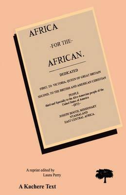 Africa for the African - Joseph Booth - cover