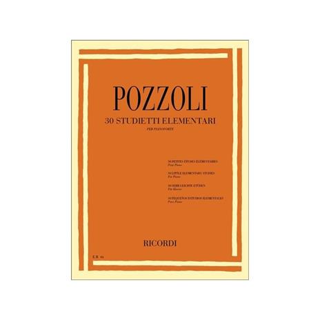  E. Pozzoli - 30 Studietti Elementari - Pianoforte -  Ettore Pozzoli - 4
