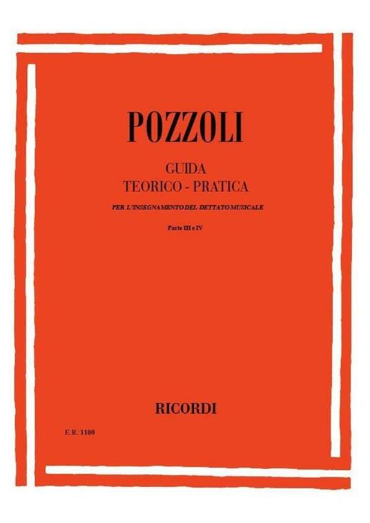  Guida Teorico-Pratica 3-4 -  Ettore Pozzoli - copertina